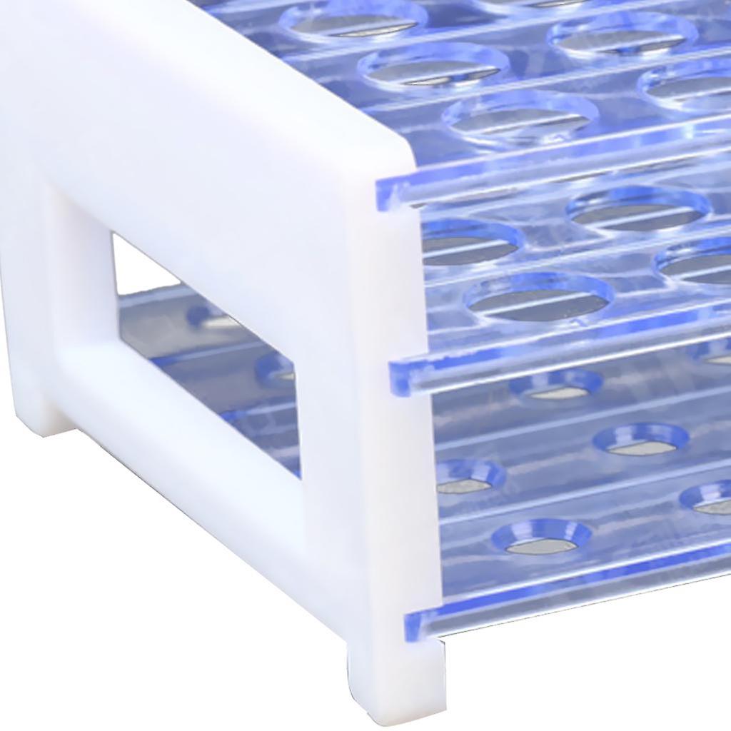 Plastic Test Tube Stand Bracket Rack for Test Tubes 40 Holes Positions ...
