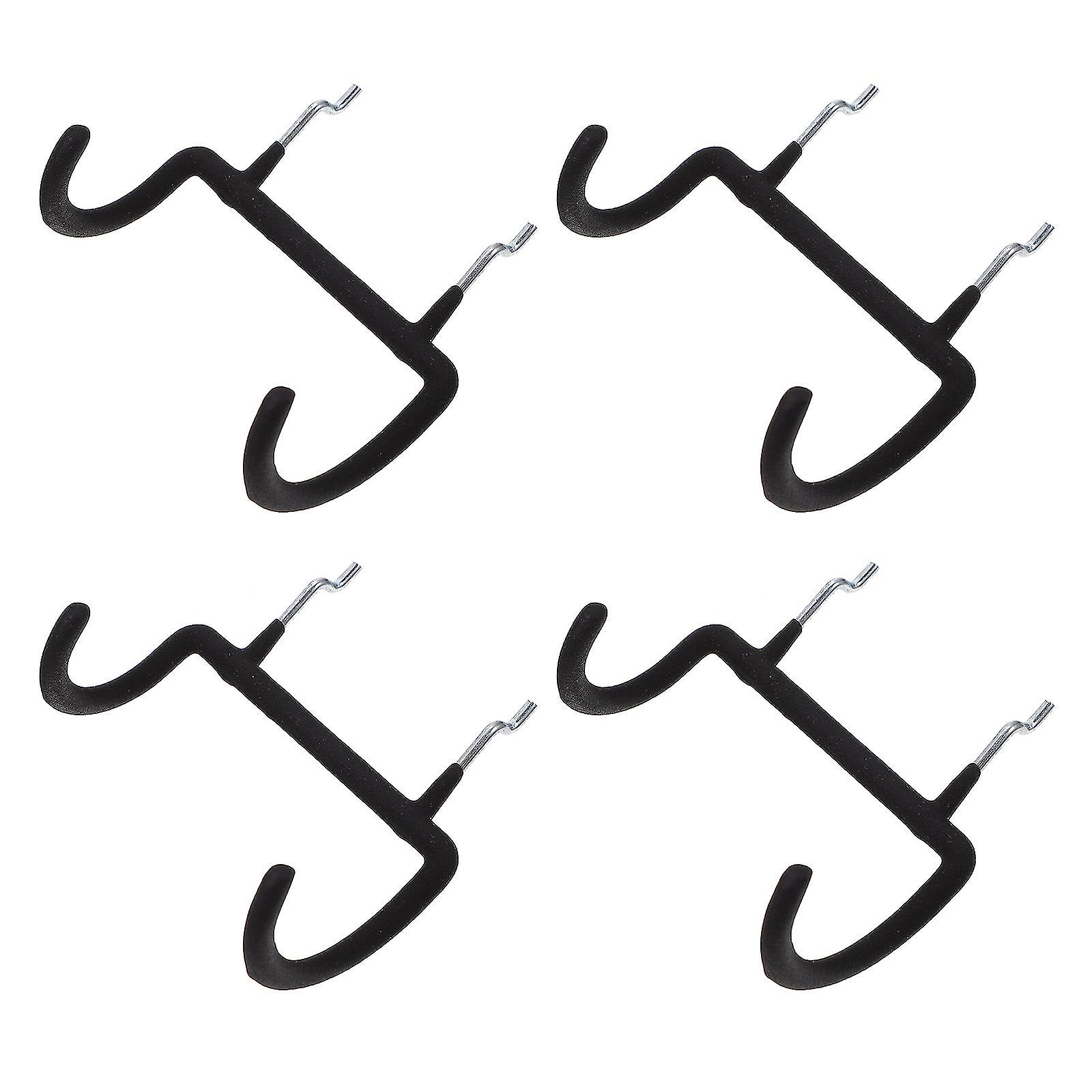 4pcs Perforated Wall Hooks Heavy Duty Hooks Pegboard Drill Holders Display Hooks