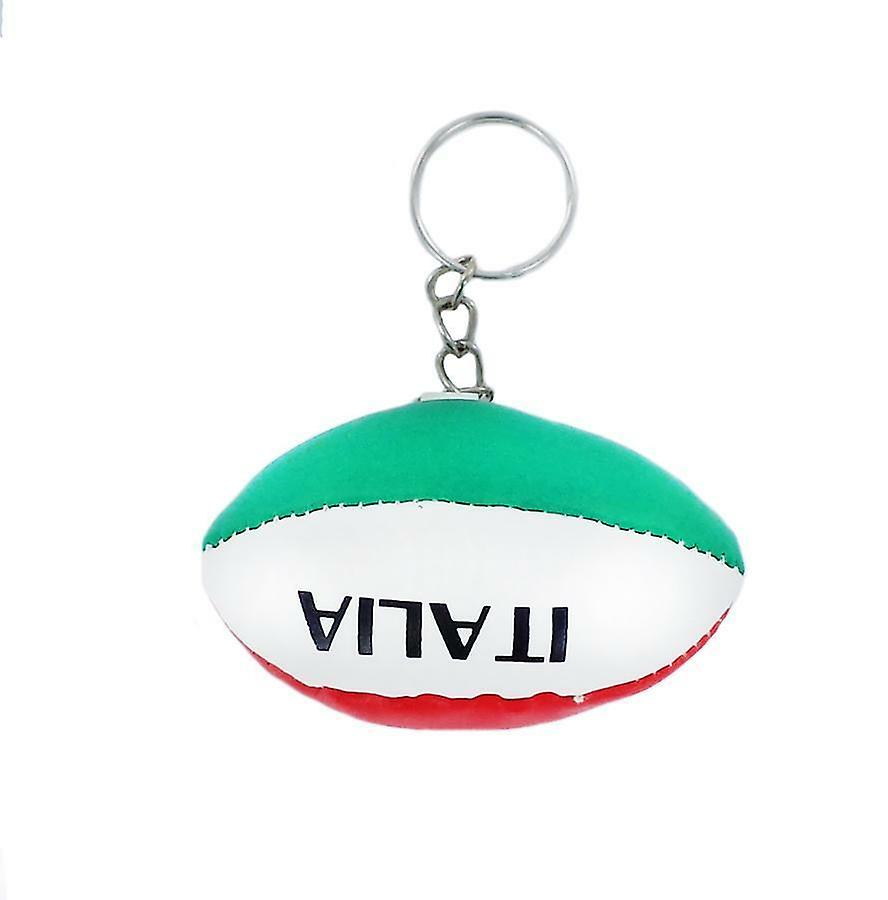 Porte-clés Officiel Italie Rugby - Gilbert - Cadeau Fan De Sport - Fait Main Doux