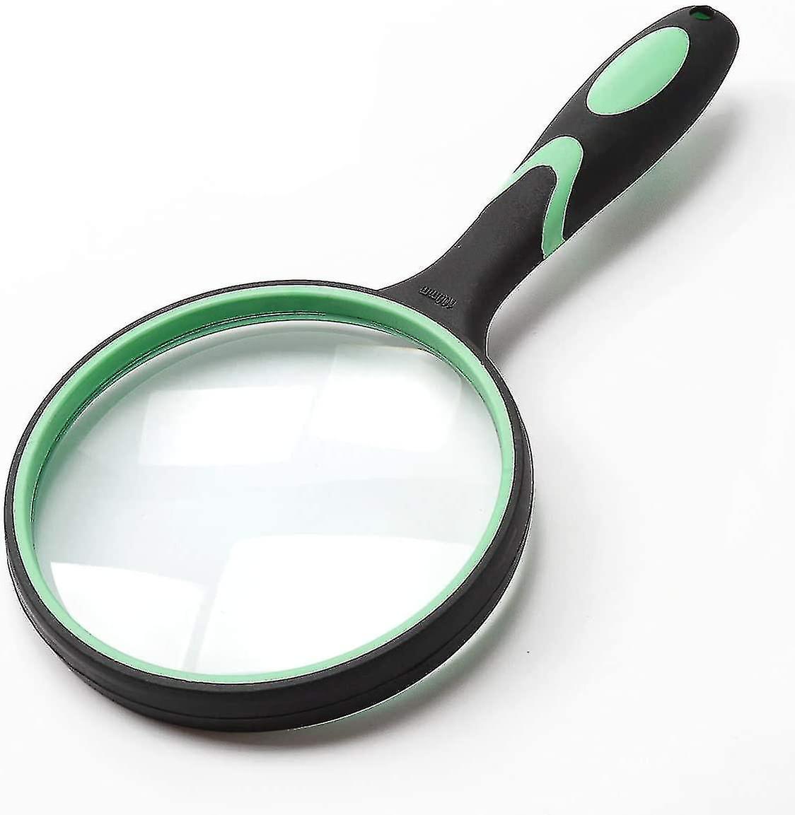 Large Magnifying Glass 10x Handheld Reading Magnifier For Seniors Kids -