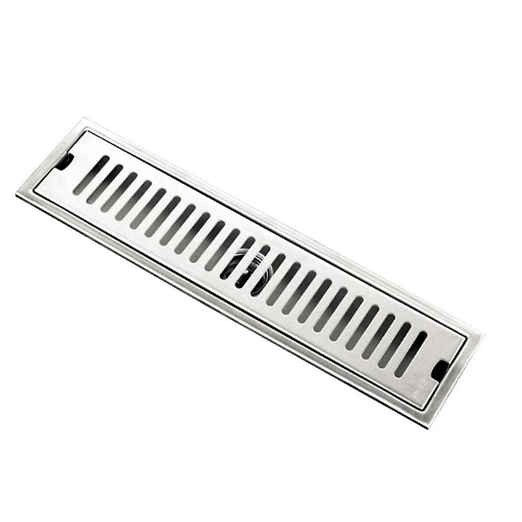 Stainless Steel Rectangular Bathroom Floor Drain Sinks Strainer 20cm