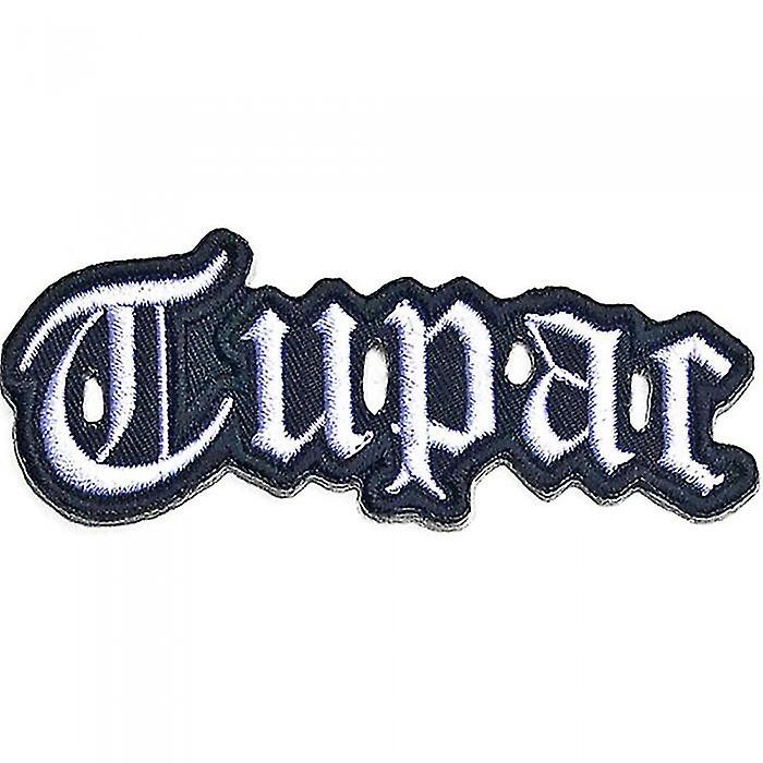 Tupac Shakur Logo Cut Out Iron On Patch