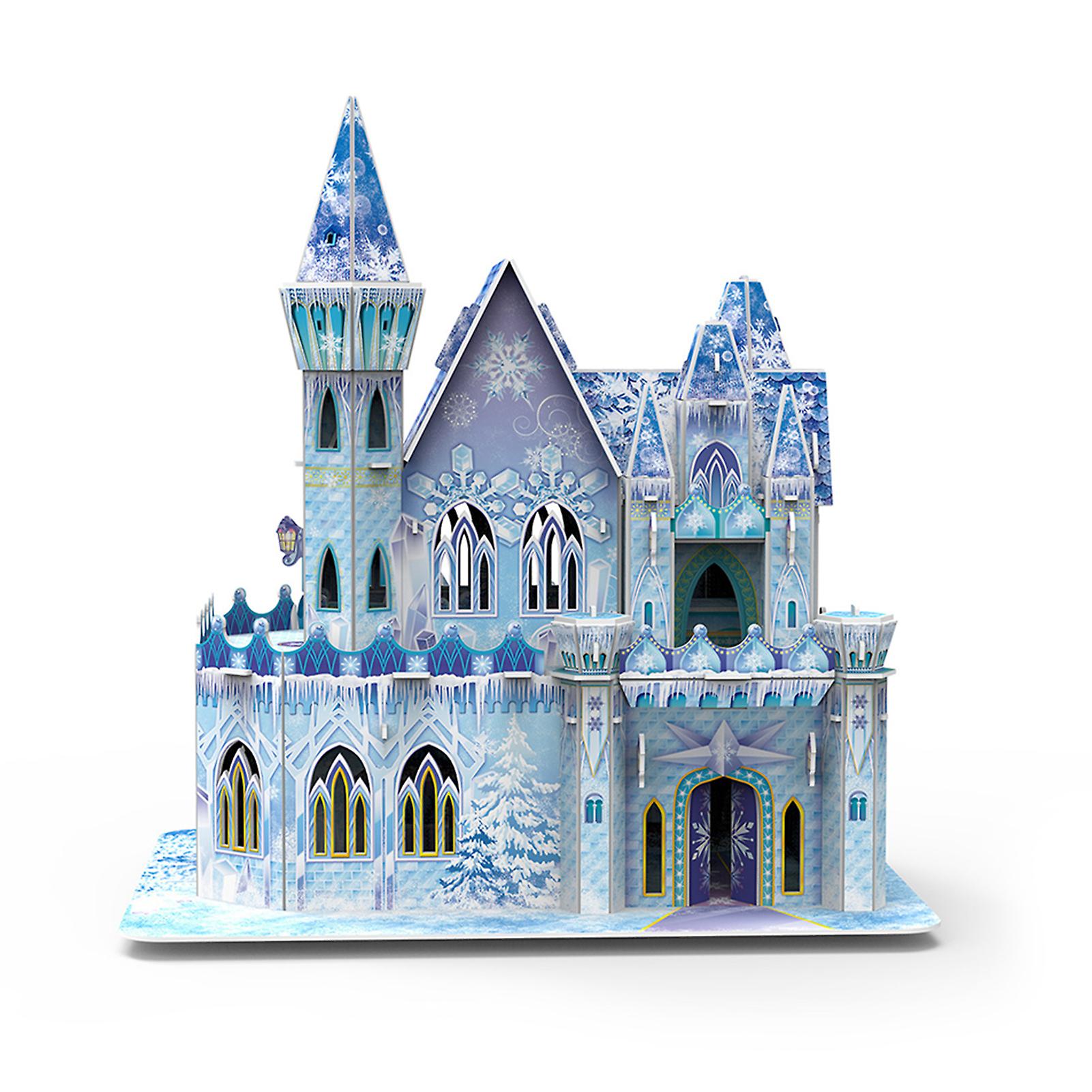 3D Creativity Ice Castle Puzzle Toy Logical Thinking Training Jigsaw Plaything for House