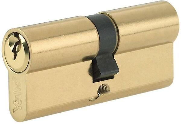 Yale Euro Double Cylinder Standard Security Brass P-ED4045-PB