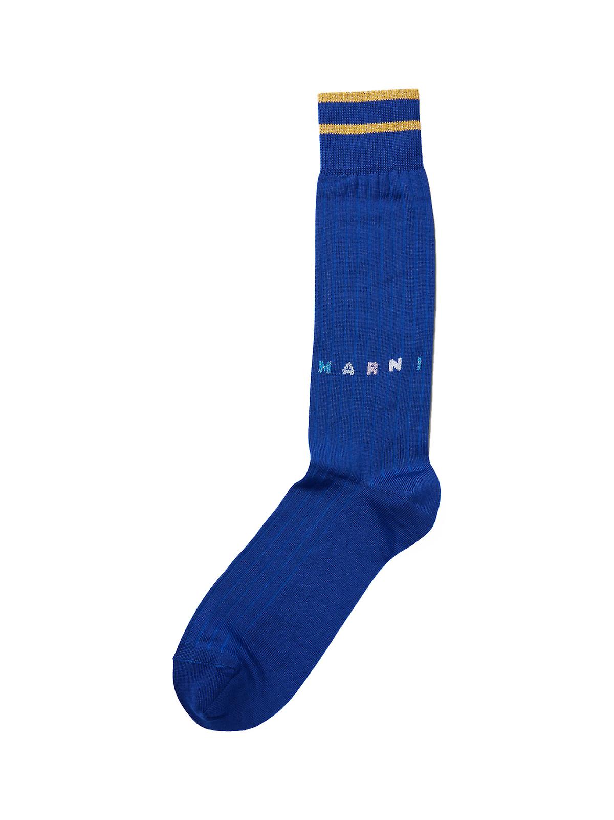 Logo Intarsia Socks