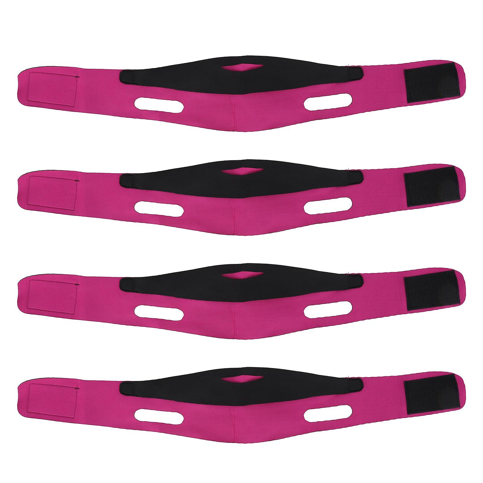 4pcs Face Lifting Straps for Double Chin Removal and Preventing V-Shaped Face Sagging, Slimming and Firming