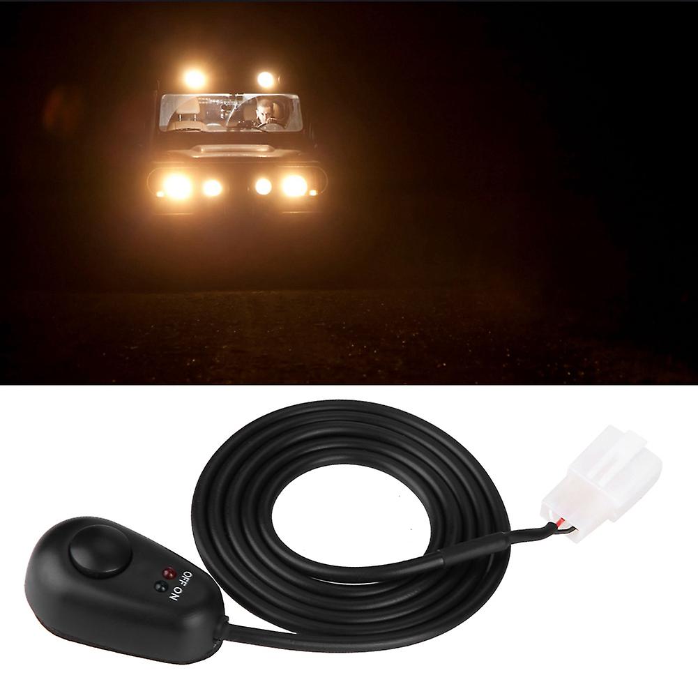 1pcs Water Drop Shape 12V Push Button Switch With Red/Green LED Indicator Lights