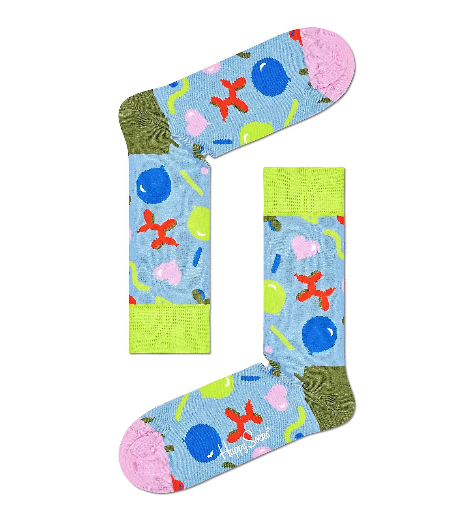 Happy Socks - Crew Socks (Size 41-46) ~ Birthday Ballon
