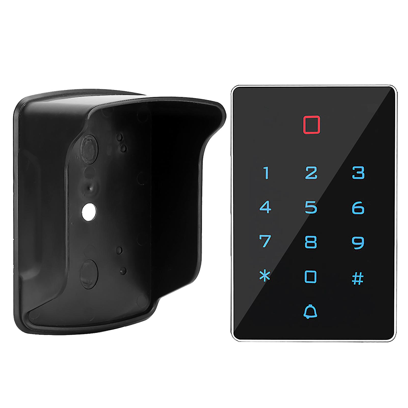 T12 Touch Access Control Machine with 2000 Capacity Black Waterproof