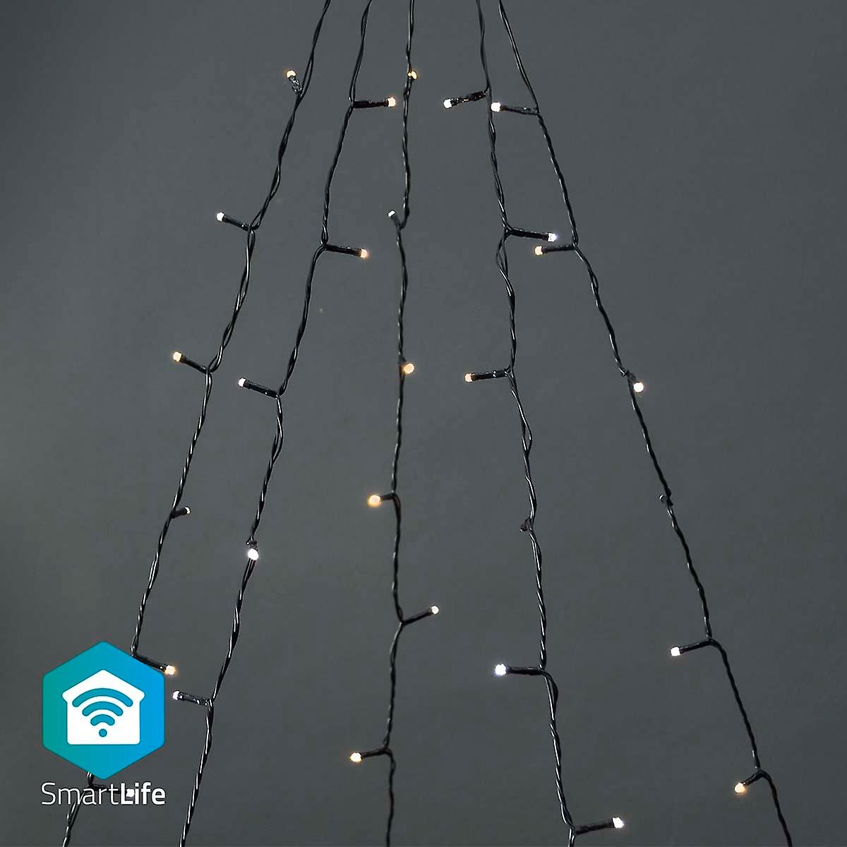 SmartLife Christmas Lights | Trees | Wi-Fi | Warm to Cool White | 200 LED's | 20.0 m | 5 x 4 m | Android™