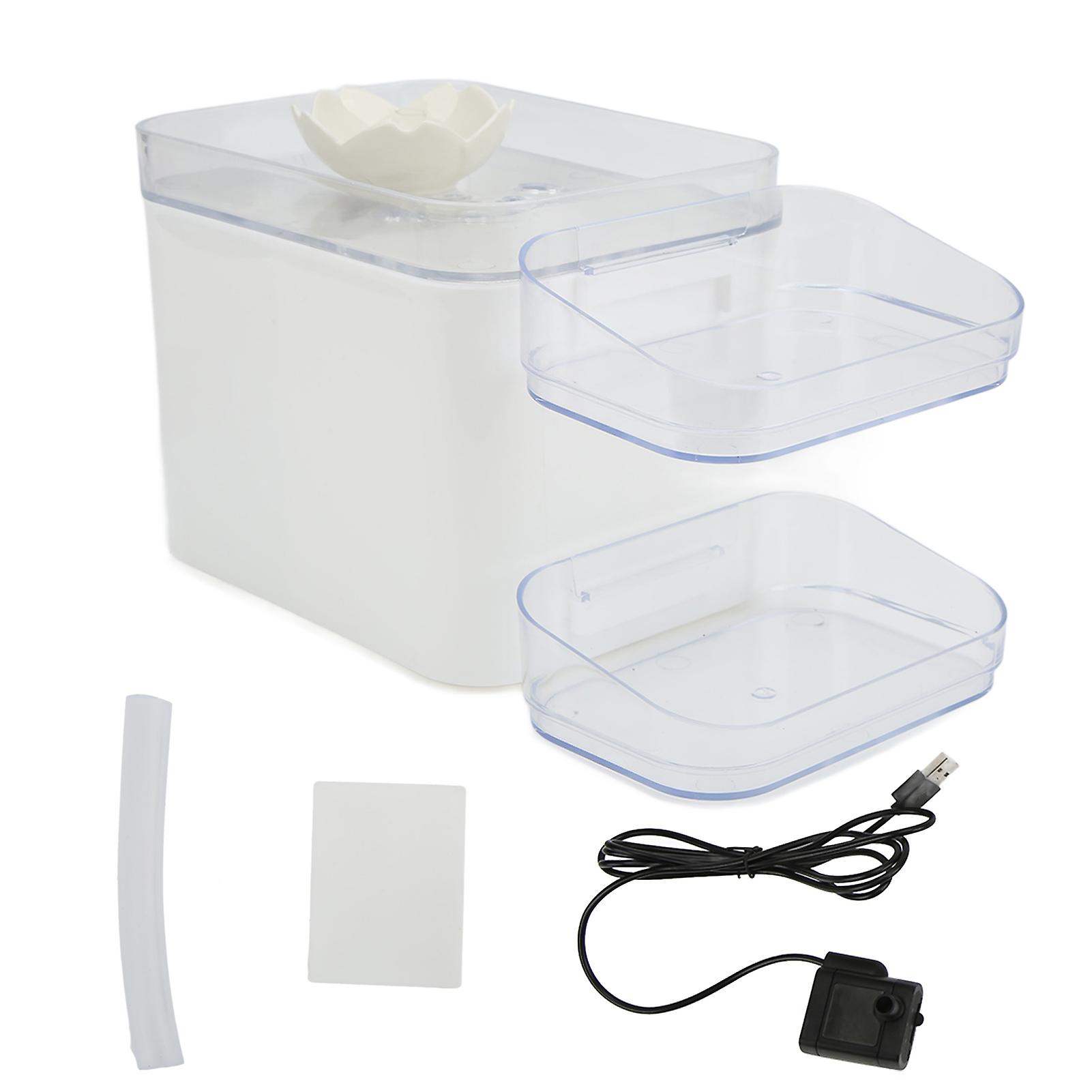 Automatic Pet Water Fountain with LED Indicator, 2.5L Capacity, BPA-Free, Quiet Pump for Cats and Dogs