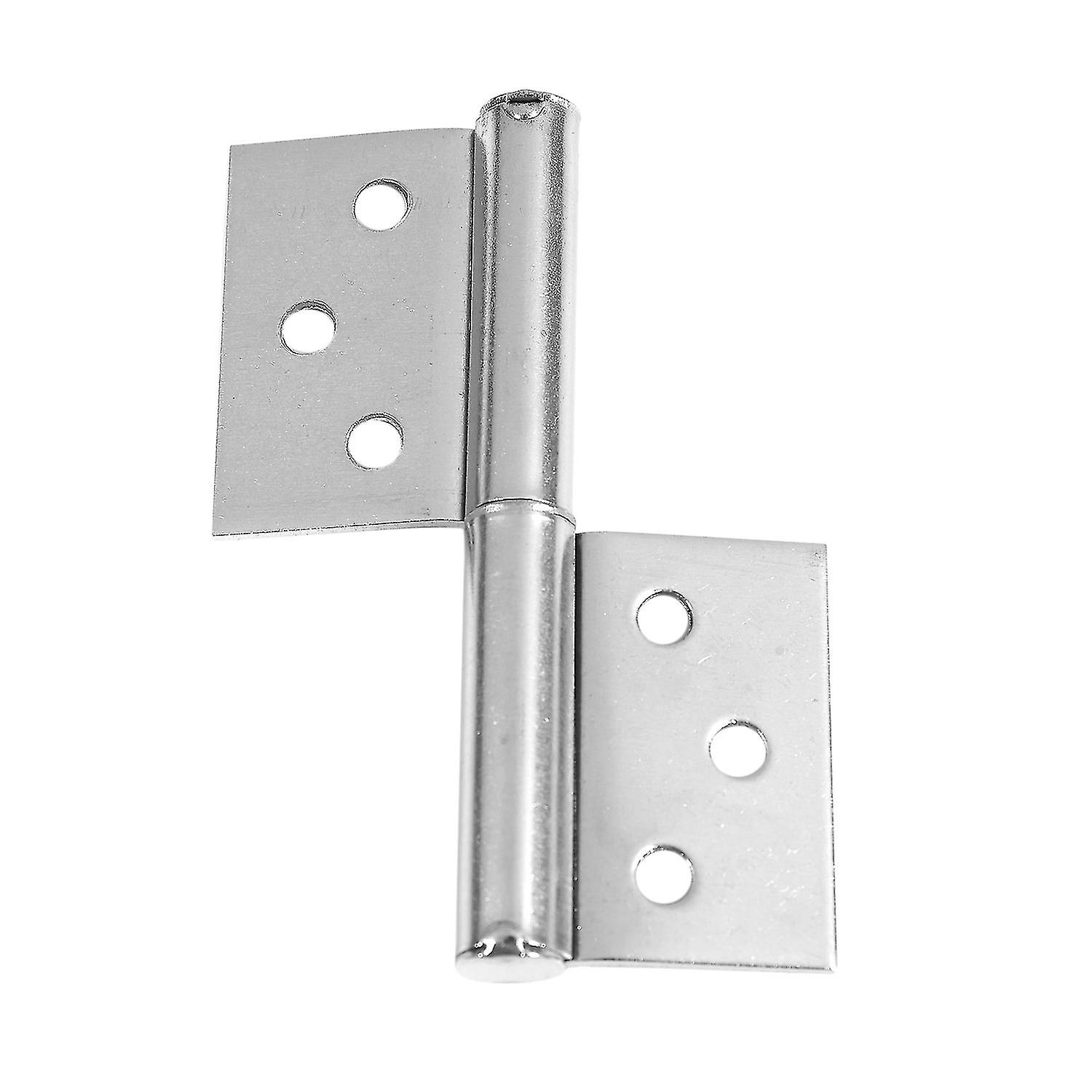 Stainless Steel 7.6cm Door Hinge Silver Tone Hardware