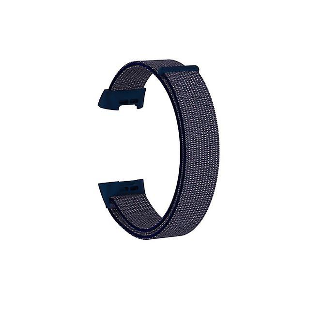 Nylon Replacement Strap for Fitbit Charge 3 - Dark Blue