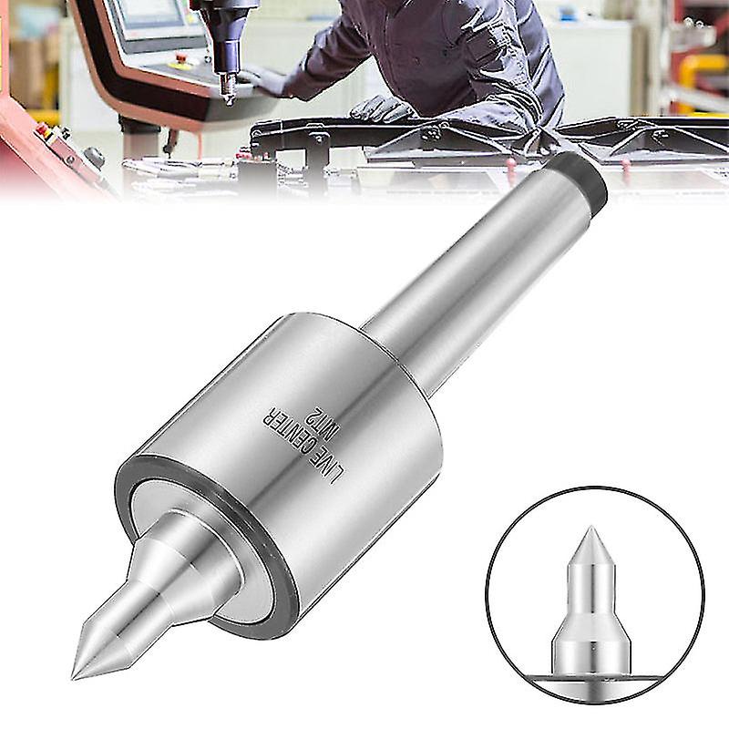 1Pcs Mt2 0.001 Accuracy Precision Lathe Live Center Morse Taper Revolving Bearing Cnc Turning Lathe Tool For Metal Wood Lathe