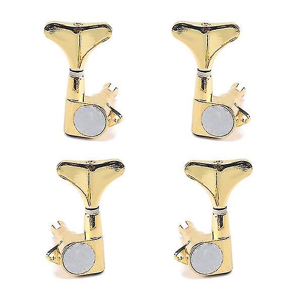 2r2l Gitara Bas Tuning Pegs Machine Heads Bass Replacement Parts Gold