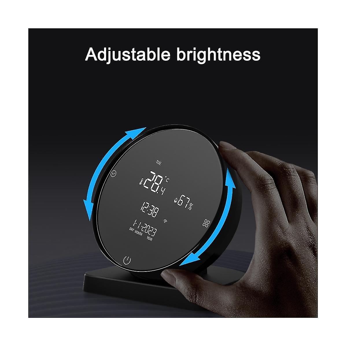 Tuya WIFI USB Rechargeable Temperature and Humidity Detector Home Baby s Room Hygrometer LCD Display