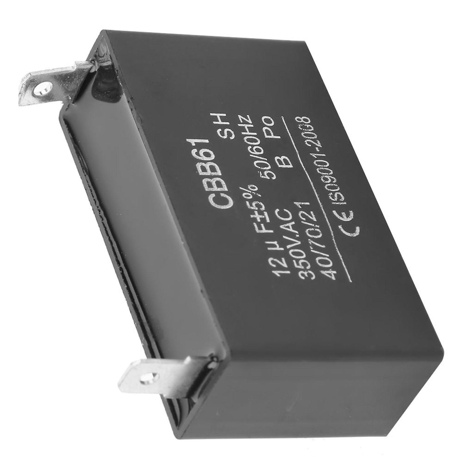 CBB61 12UF 350VAC Plastic Capacitor for Generator Starting Motor