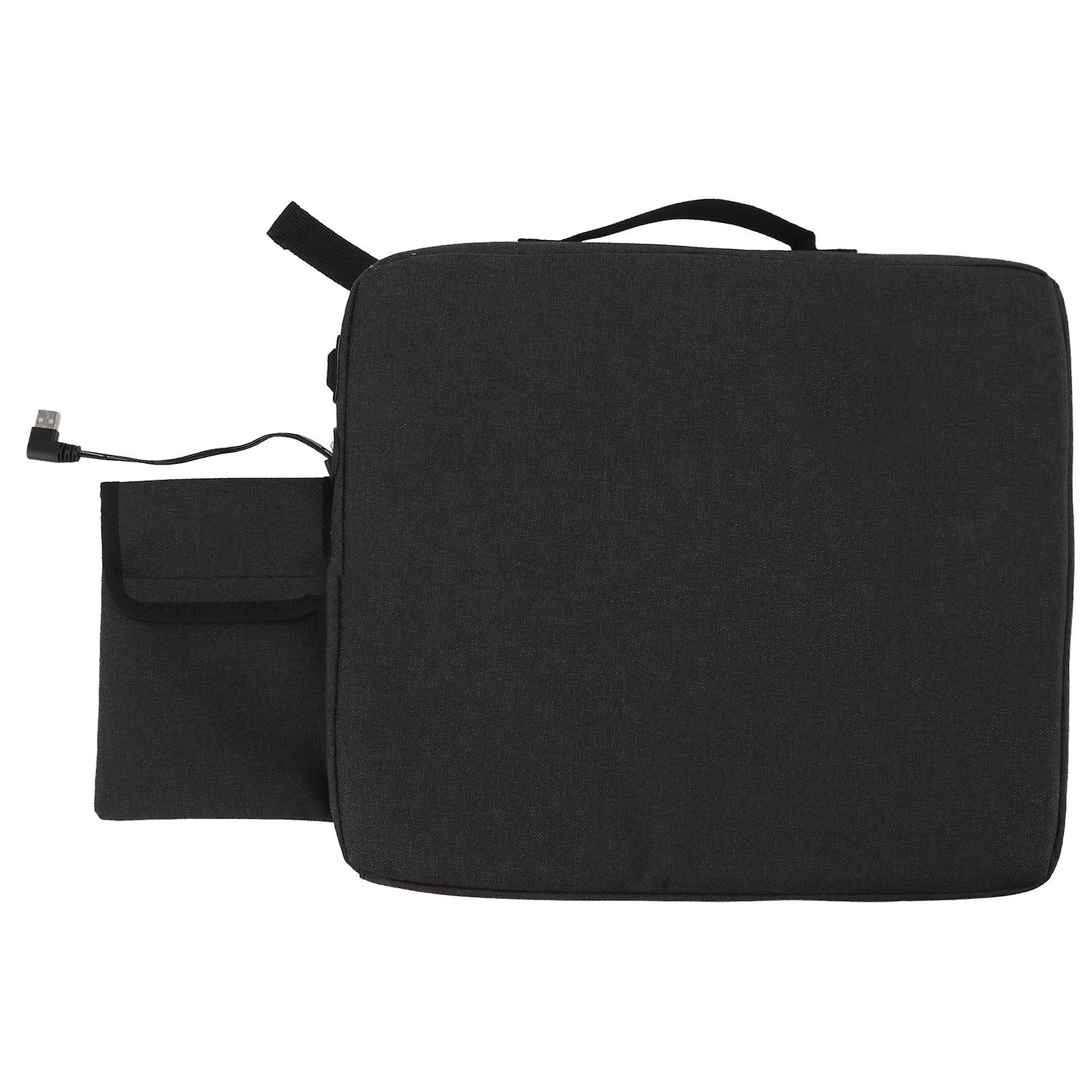 Electric Heating Cushion 3 Gears Adjustable USB Interface Heating Stadium Cushion for Camping