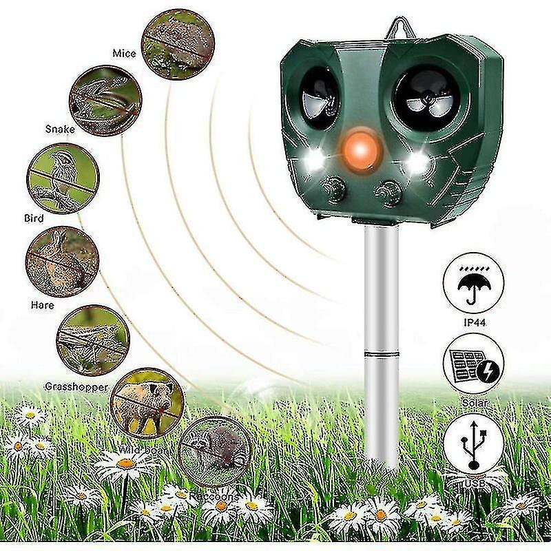 Ultrasonic Cat Repeller, Cat Repeller, Ultrasonic Cat Repeller, Rat Repeller for Outdoor Garden