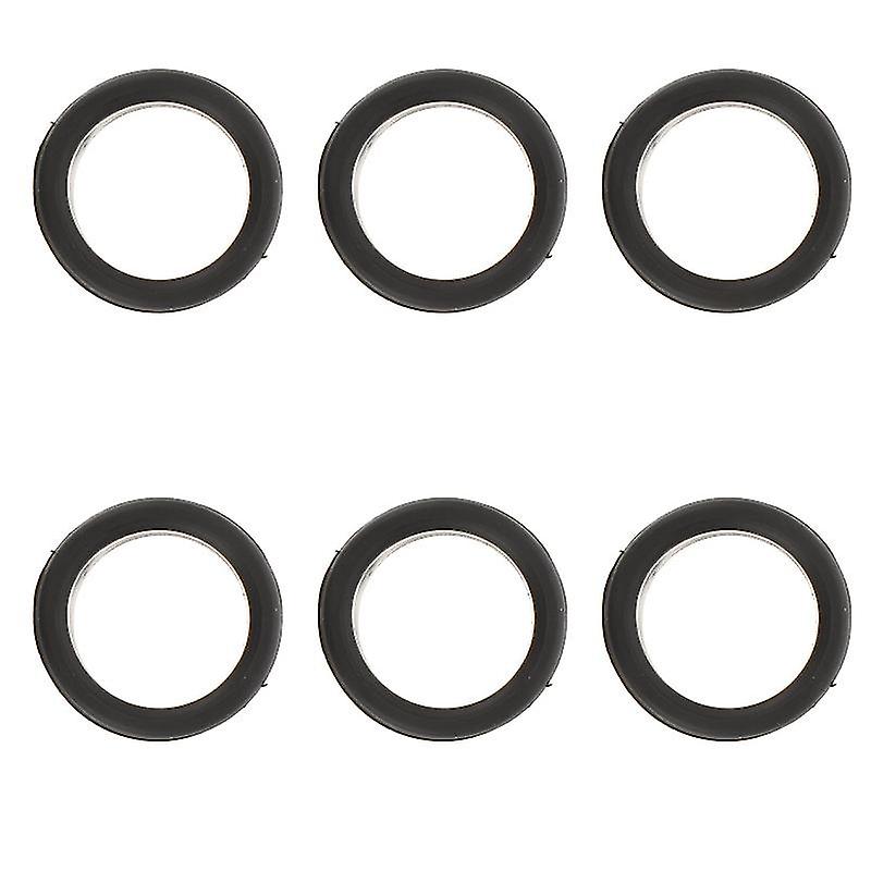 6pcs Scissor Silicone Finger Ring