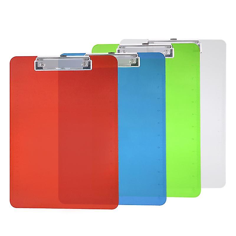 4pcs Plastic Clipboard