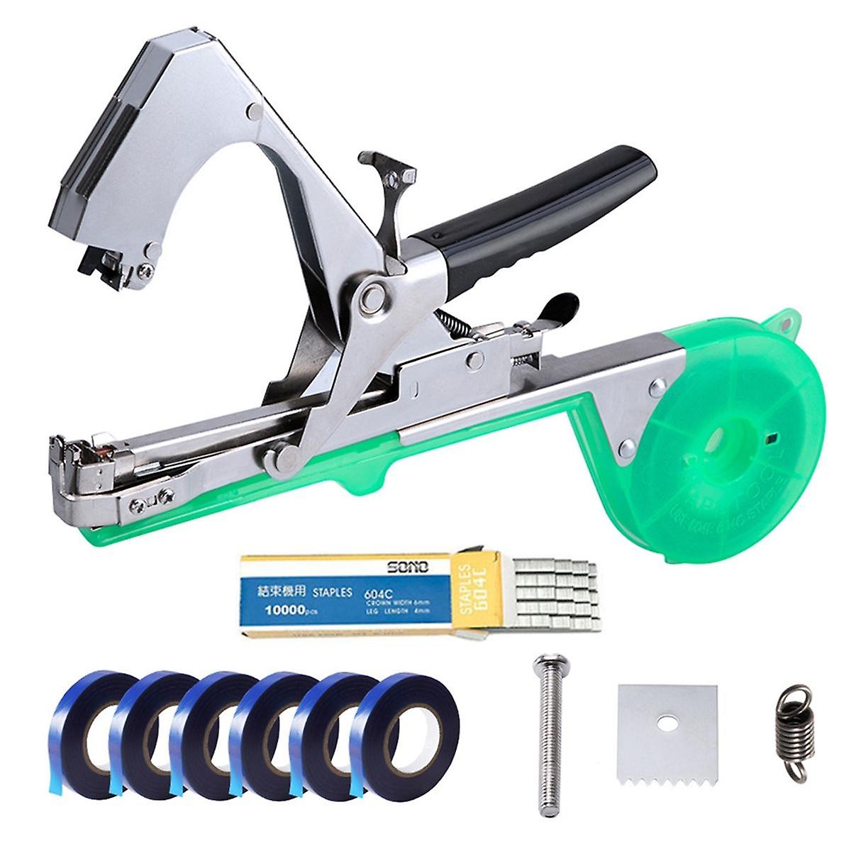 Plant Tak Hand Binden + +TapesBindmachine Bloem Moestuin Tapetool Tuingereedschap-B