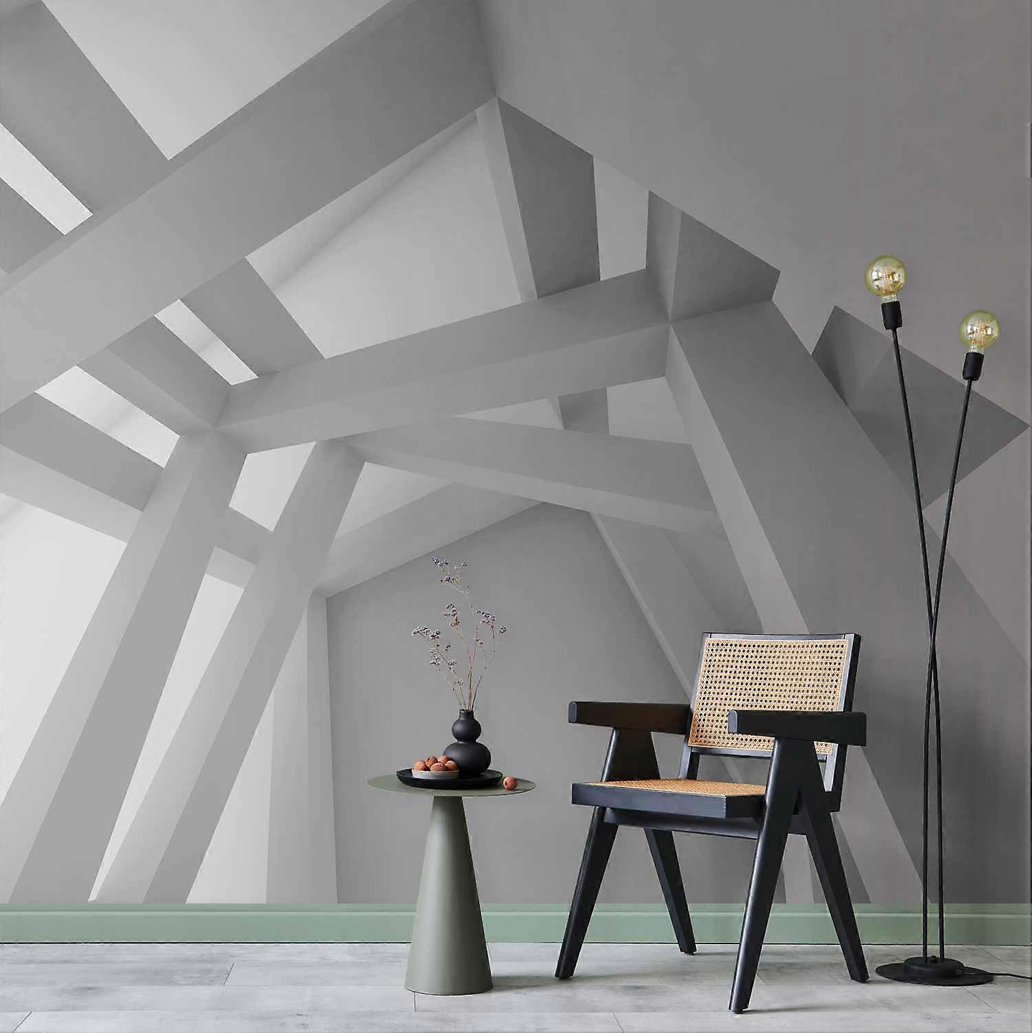 Wall Mural - White Construction