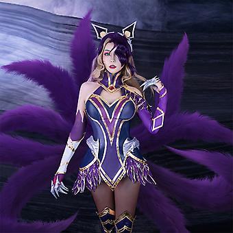 Game Lol Coven Ahri Cosplay Costume Women Sexy Ahri Costume