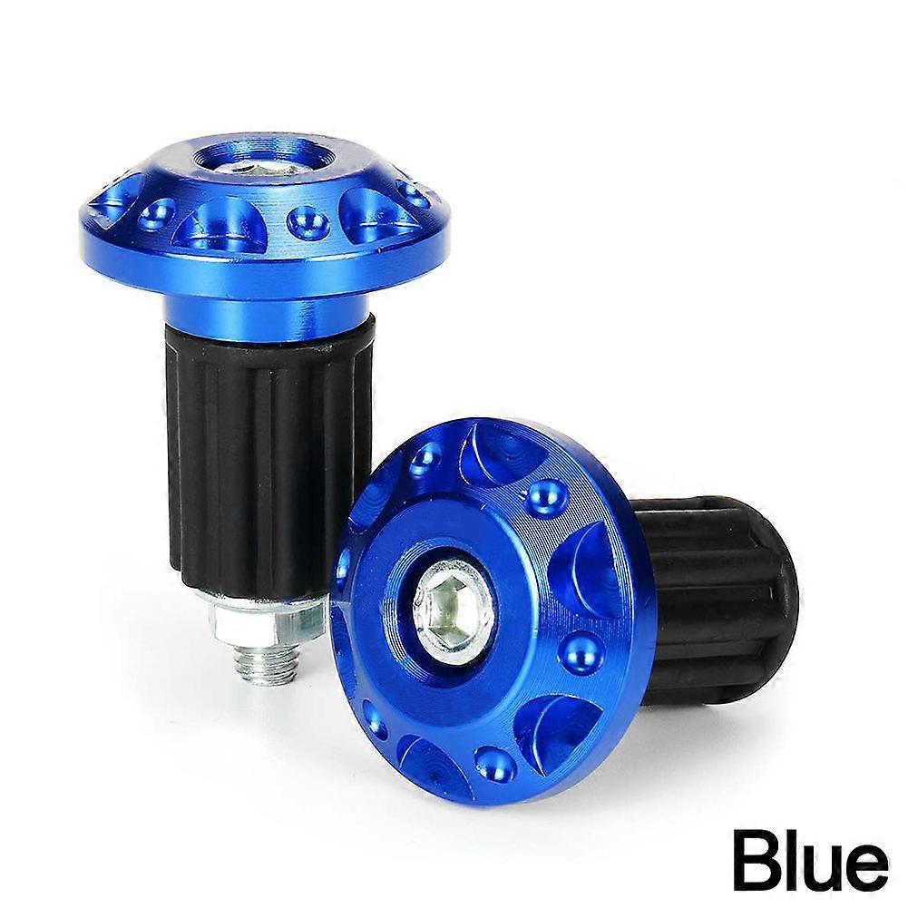 2pcs CNC Motorcycle Accessories Parts 16-18mm Handlebar End Cap Plug Motorcycle Handlebar Handle Grips Ends~2313