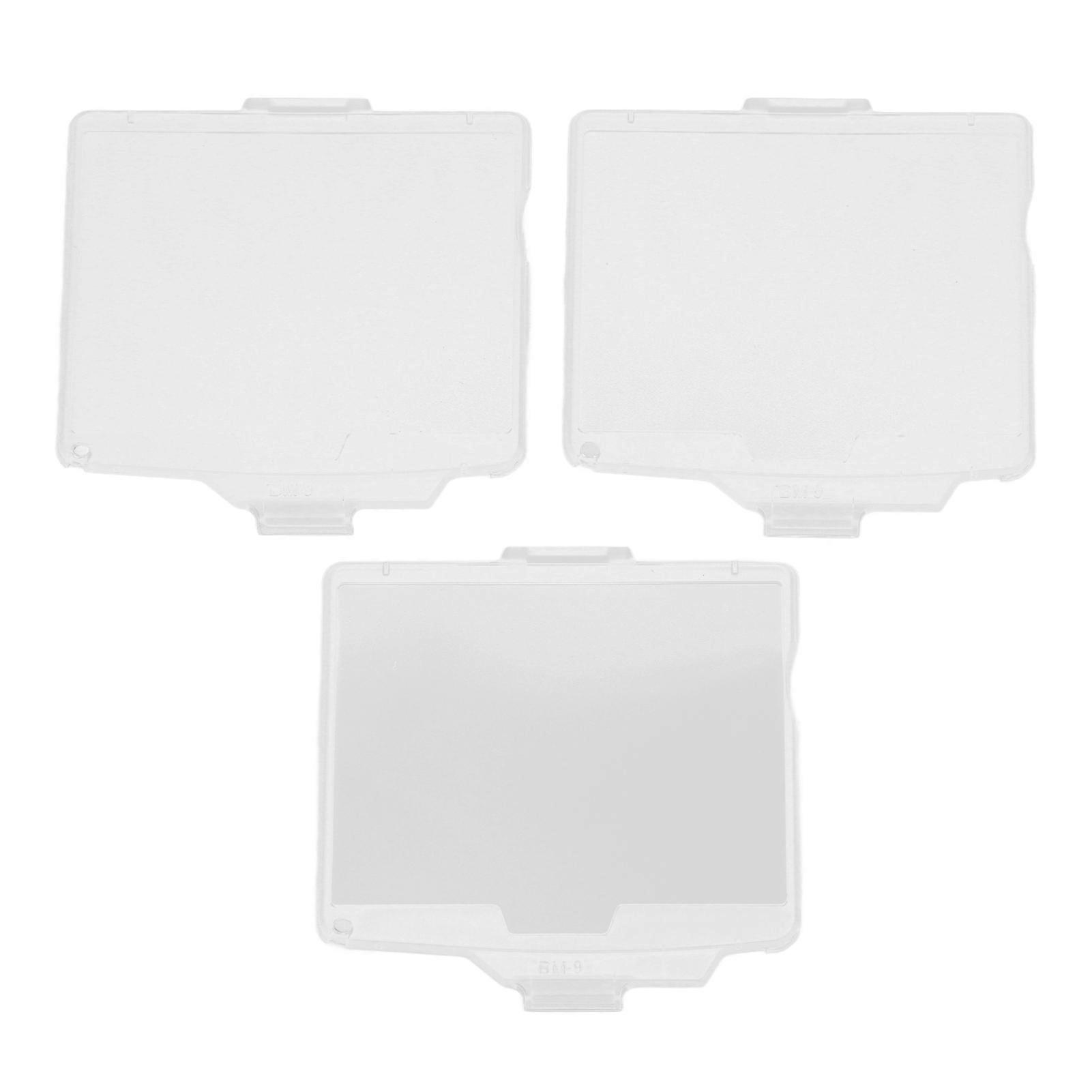 3pcs Lcd Screen Protector Abs Camera Monitor Cover Accessory Set Kit For Nikon D700