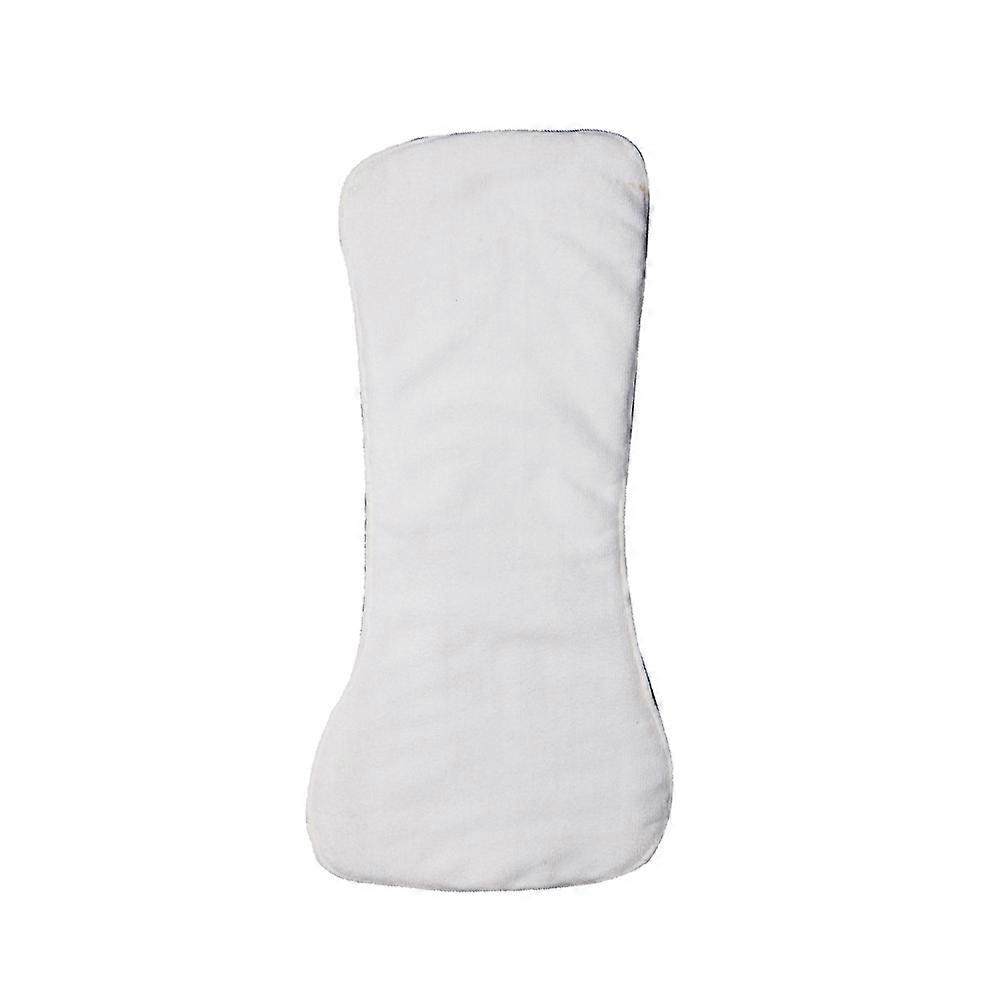 Four-layer Washable Nappy Foldable Water Absorption Diaper Reusable Napkin for Adults The Old (White)