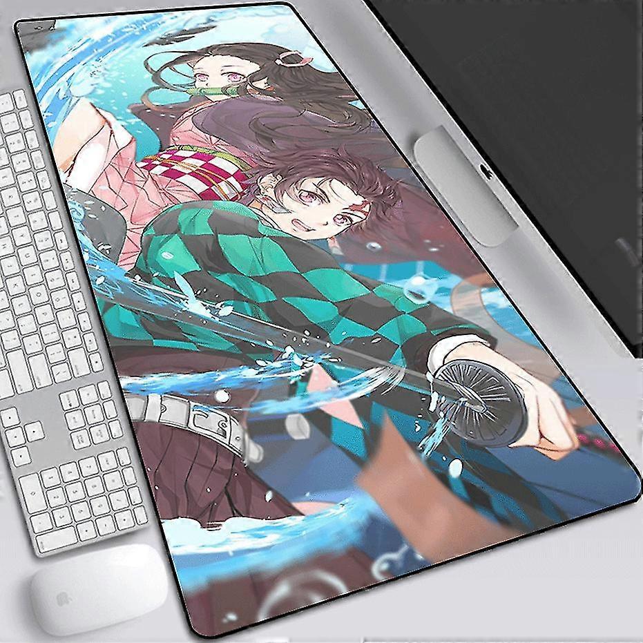 Ghost Slayer Blade Oversized Anime Notebook Computer Keyboard Pad Quality Mouse Pad Anime Cartoon Game Mouse Pad Computer Keyboa