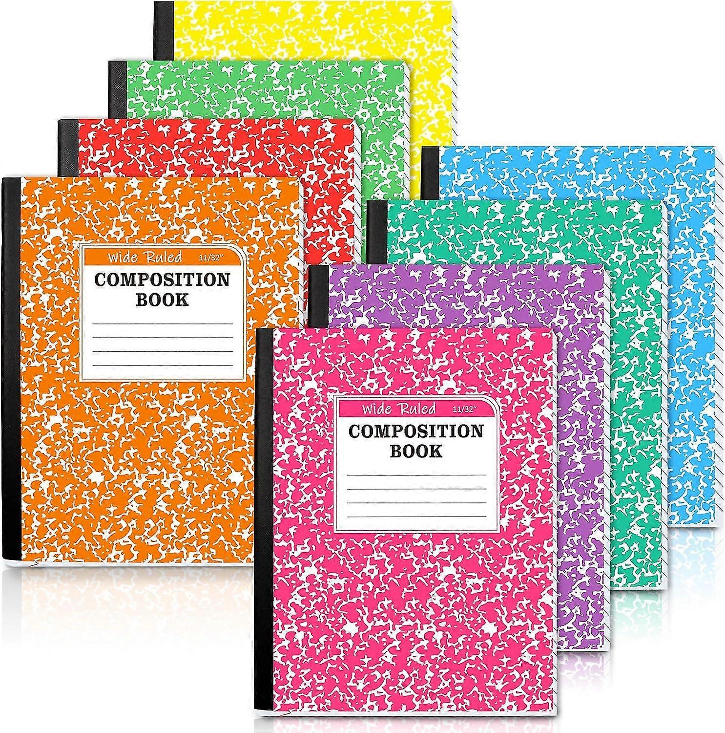 8 Pack Pastel Composition Notebooks (b5)