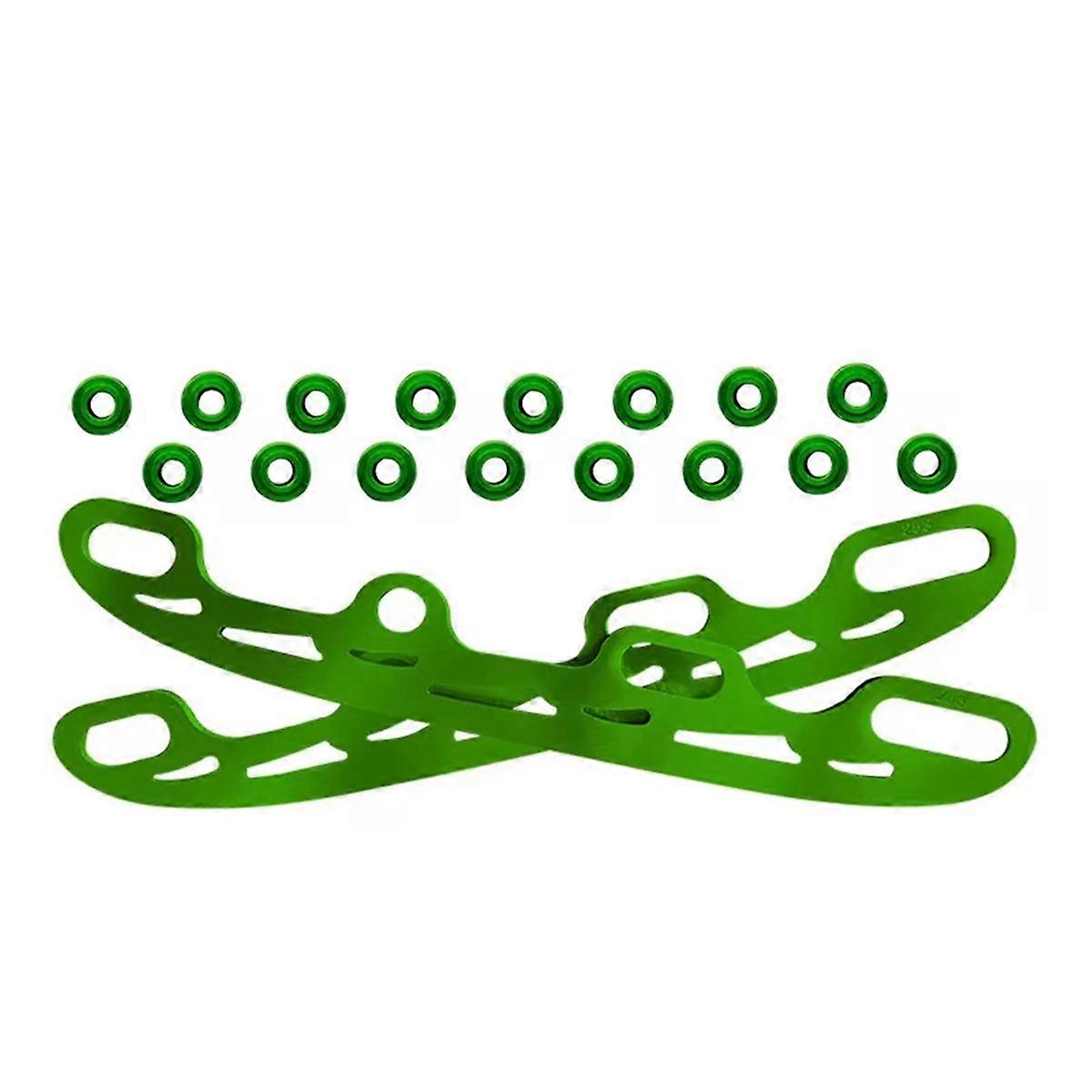 -강화된 링크 스포츠 도구 아이스 스케이트 블레이드& 레저 아이스 하키 스케이트 액세서리풀 라지 그린