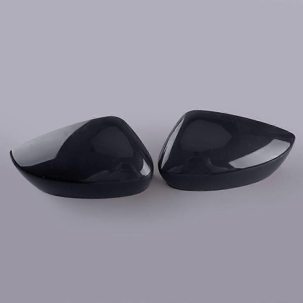 L & R Side Rear View Mirror Cover Cap Trim Fit For Mazda 3 Axela 2014-2016