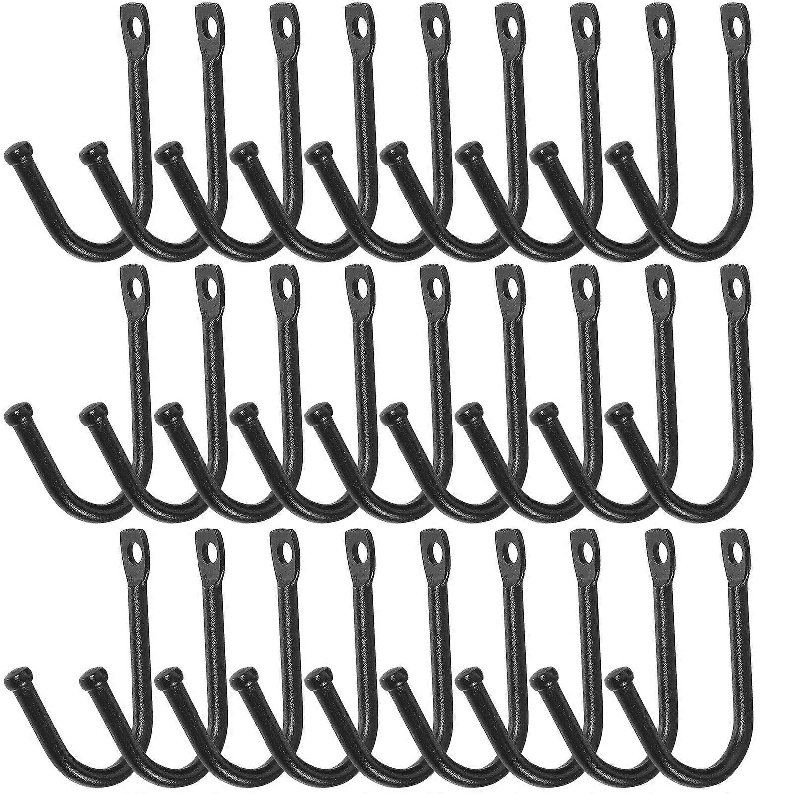 30pcs Hooks Hanging Wall Mounted Coat Hooks Rustic Hooks for Bedroom Entryway