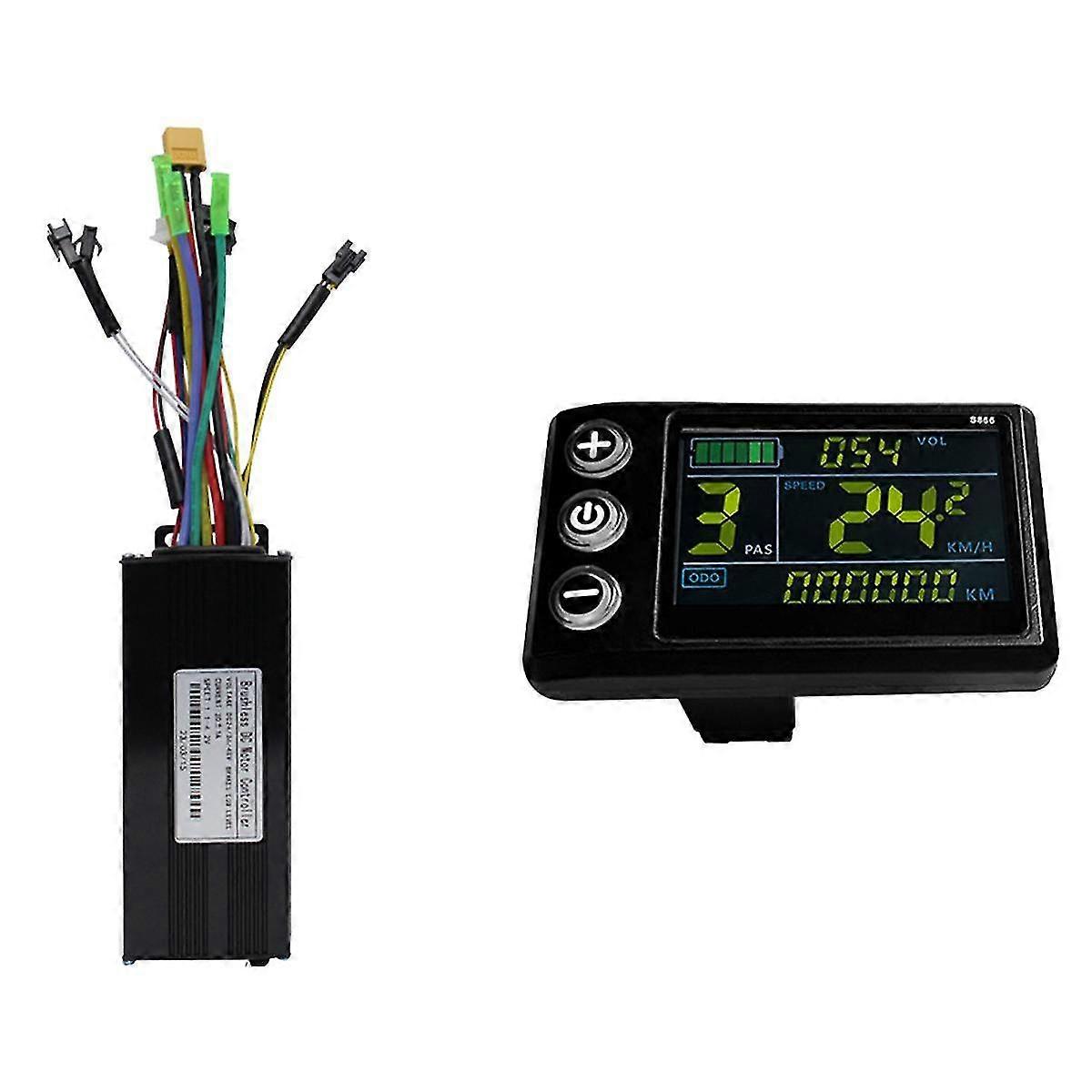 Electric Bicycle Controller S866 Lcd Display 36v 48v 30a 750w 1000w 2 Model Controller Electric Bic