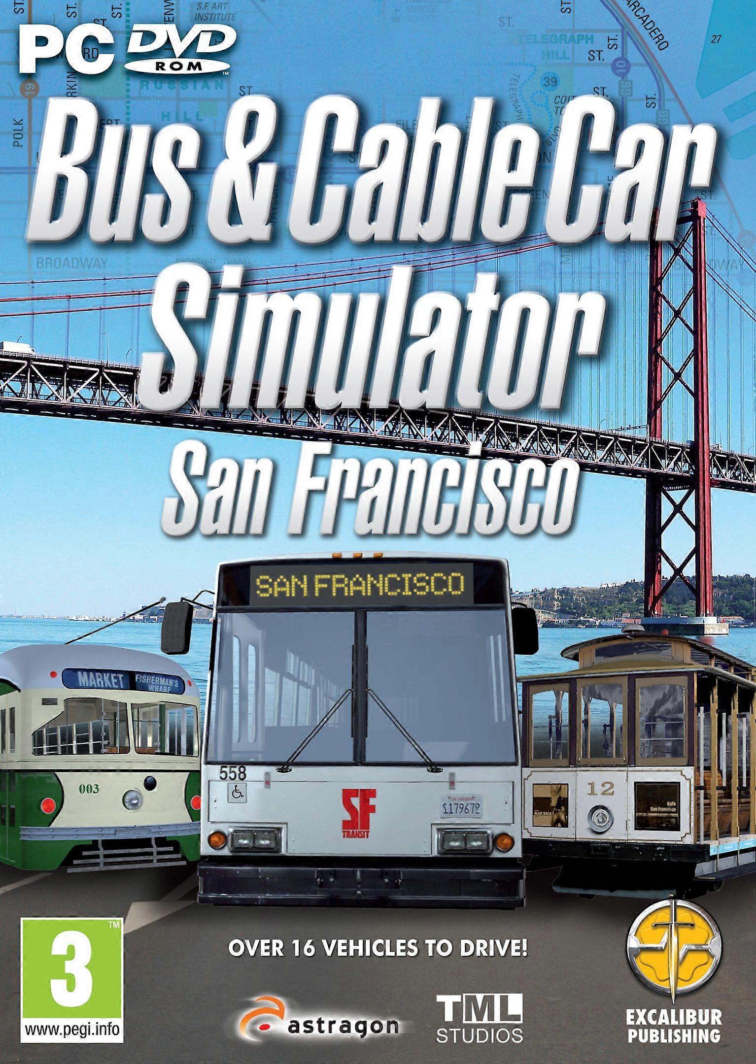 Bus Cable Car Simulator - San Francisco (PC DVD) - New & Sealed