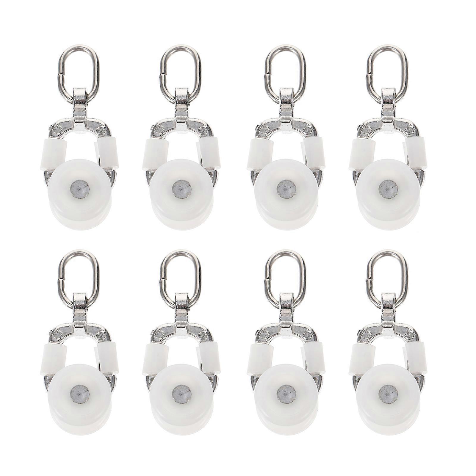 20 Pcs Premium Curtain Track Rollers Plastic Drapery Rail Sliding Glider Wheel