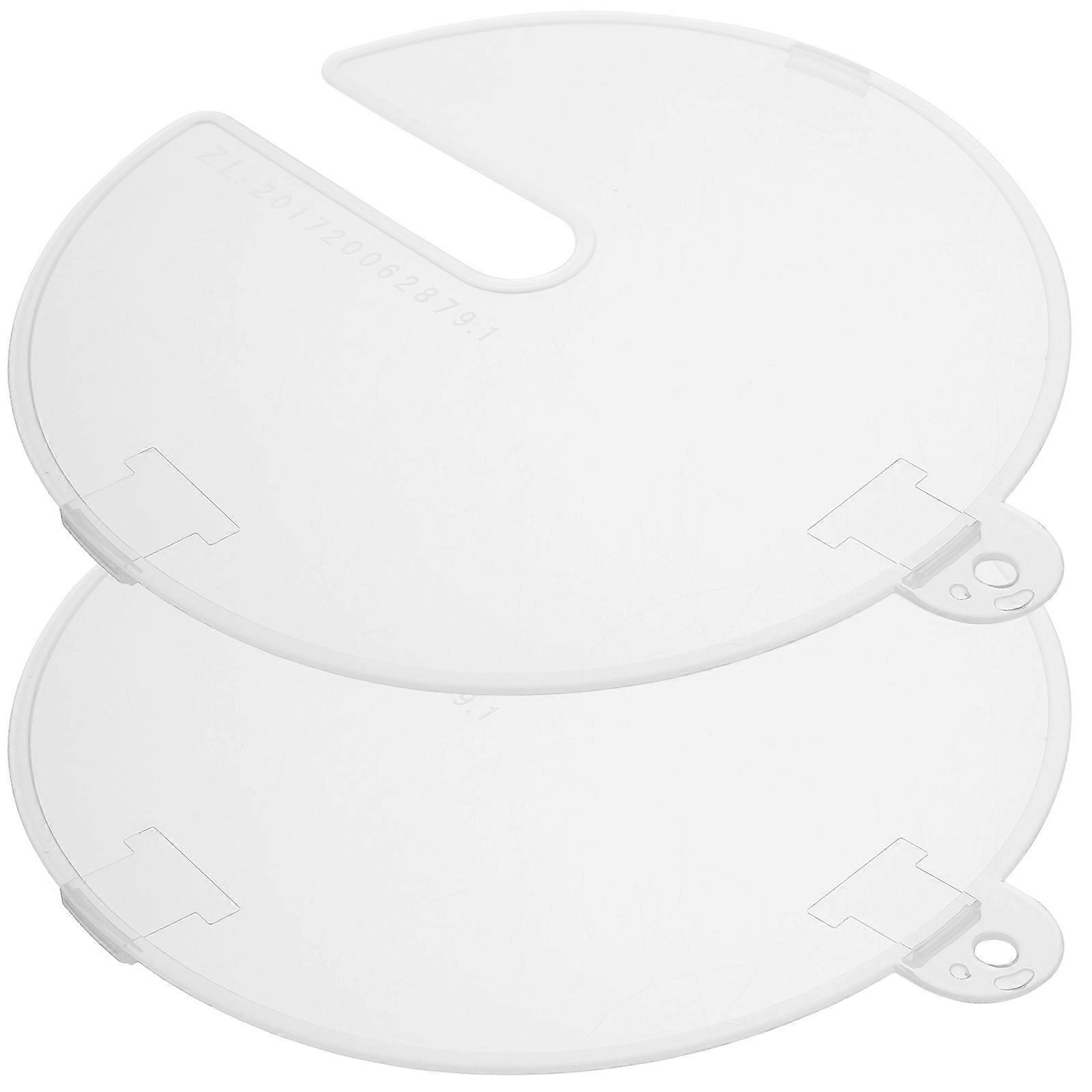 2pcs Mixer Splatter Guard Egg Beater Anti-Splash Covers Whisks Splash-Proof Lids