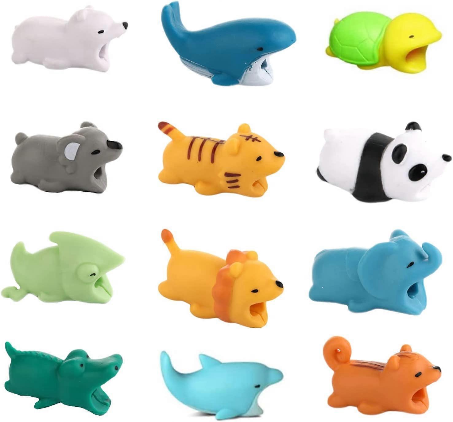 12 Pieces Pet Data Line Protector, Silicone Cable Protector, Usb Cable Break Cable Protector, Suitable For Mobile Phone Protection Line