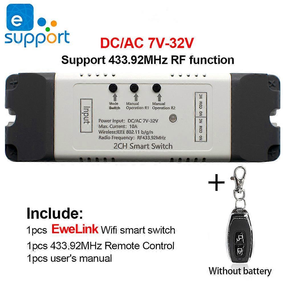 Wifi 4CH Switch Module Motor Controller for Rolling Sliding Door DC 12V 24V 32V AC 110V 220V 2 Channel Relay RF Remote
