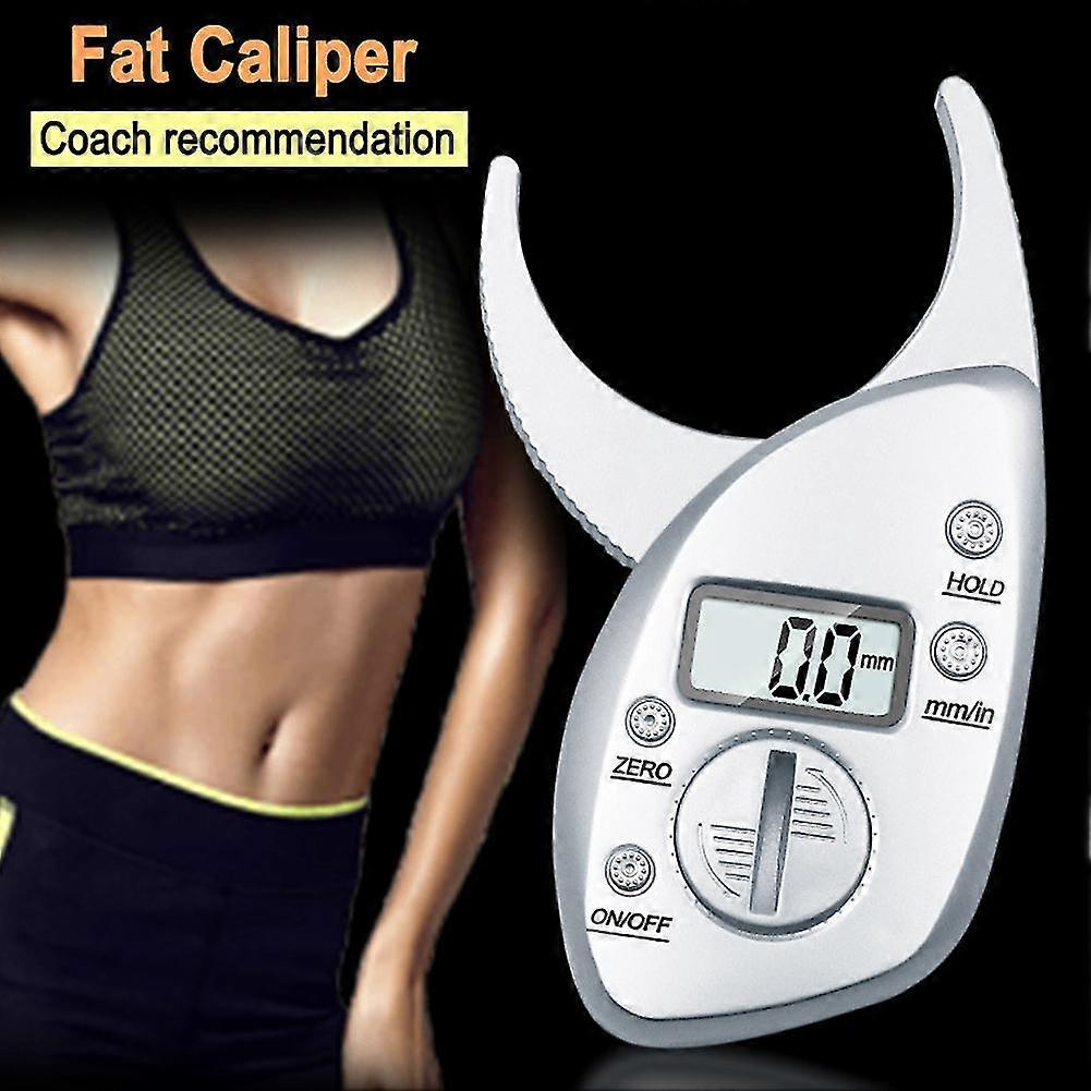 Skin Muscle Tester Digital Display Lcd Body Fat Caliper Analyzer Fitness Muscle Monitor Measurement