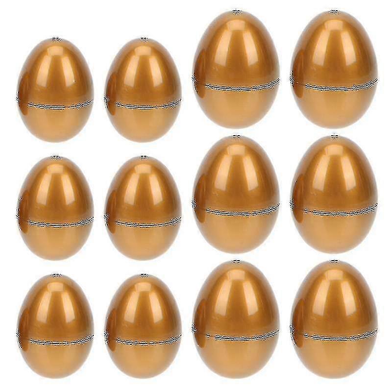 12pcs Easter Golden Eggs Empty Boxes Eggs Gift Boxes Chocolate Boxes Easter Egg Adorns