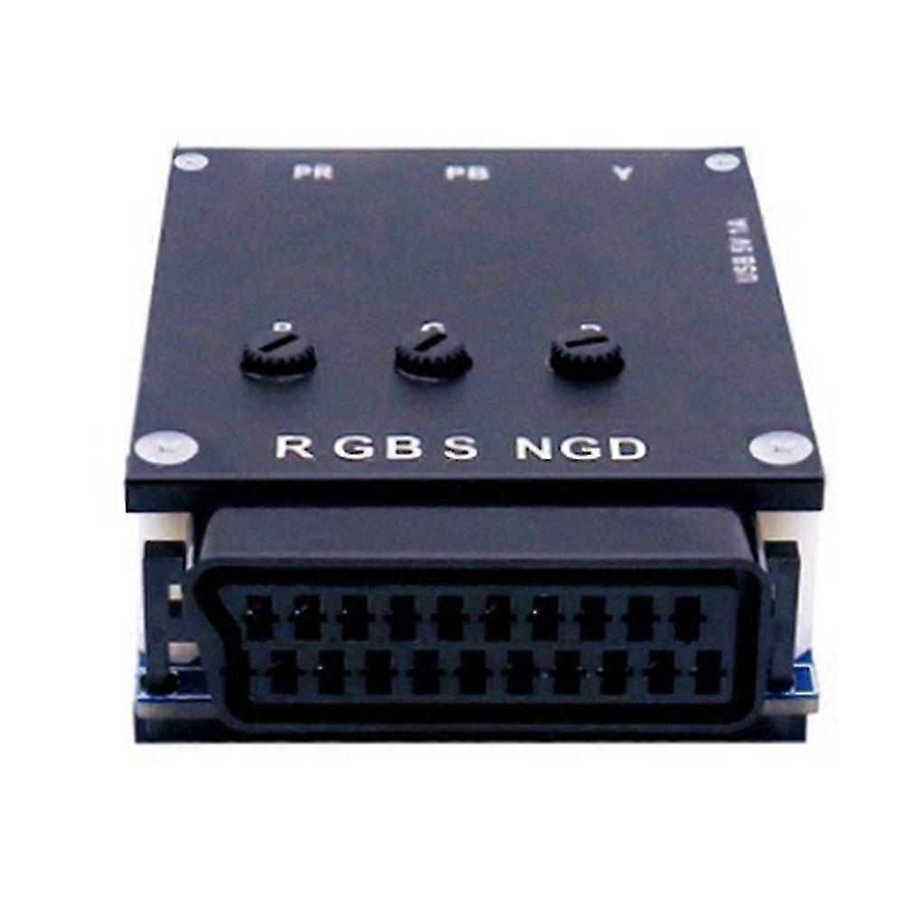 Scart To Ypbpr Component Transcoder Converter Retro Game Console, To Color Difference Component