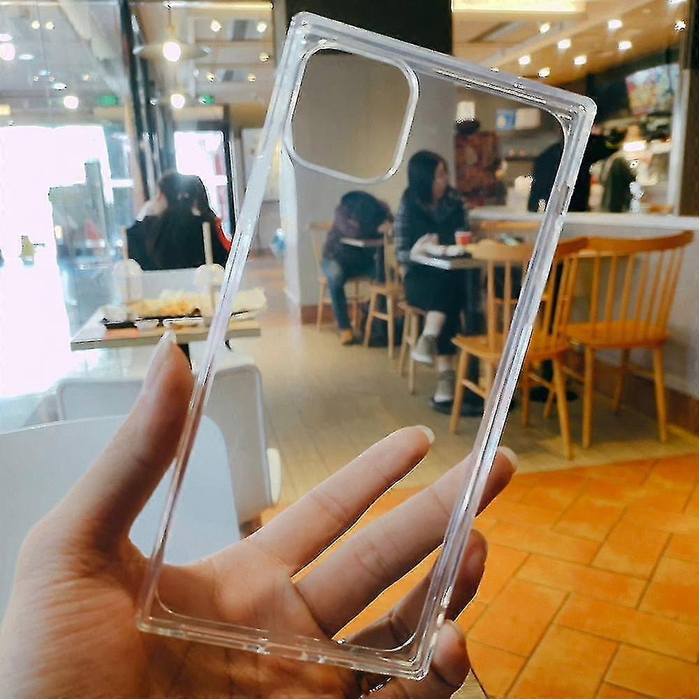 square fluorescent color transparent soft silicone cover ( set 1)