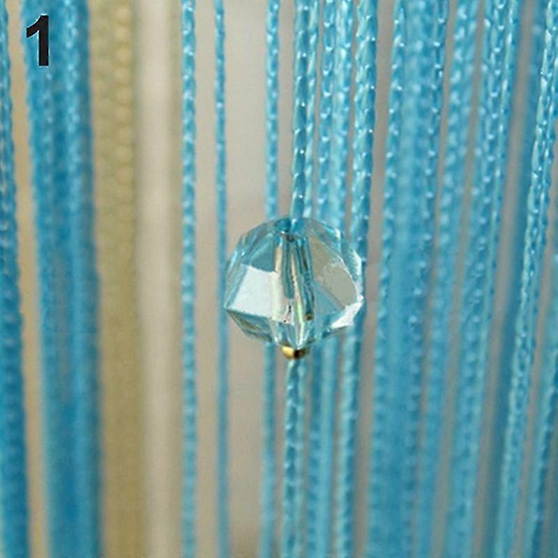 1x2m String Curtain Beads Panel Room Door Window Decor DIY Tassel Divider Drape