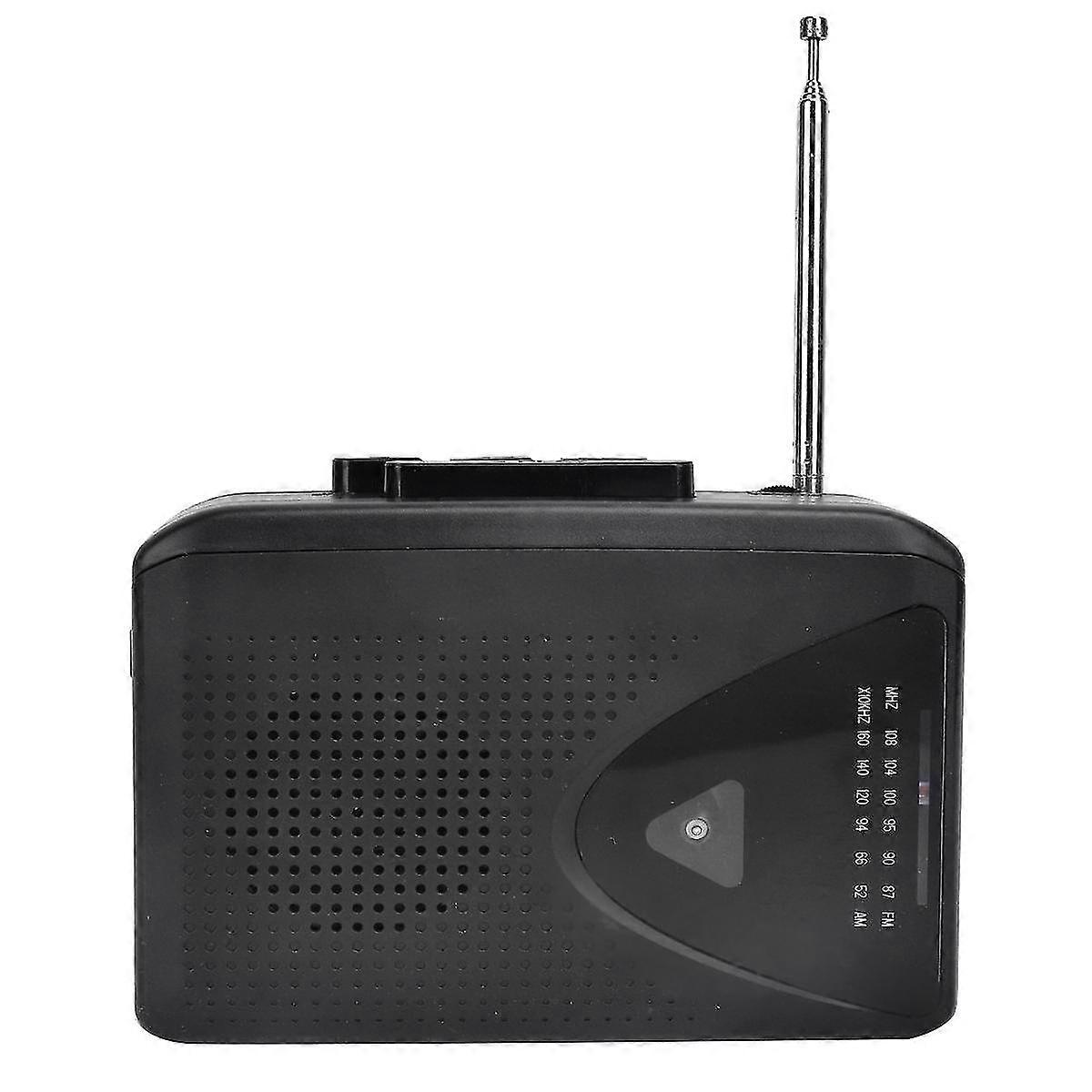 Light Portable Cassette Tape Player Walkman Built-In Speaker Am/Fm Radio With 3.5Mm Eeadphone Jack Stereo