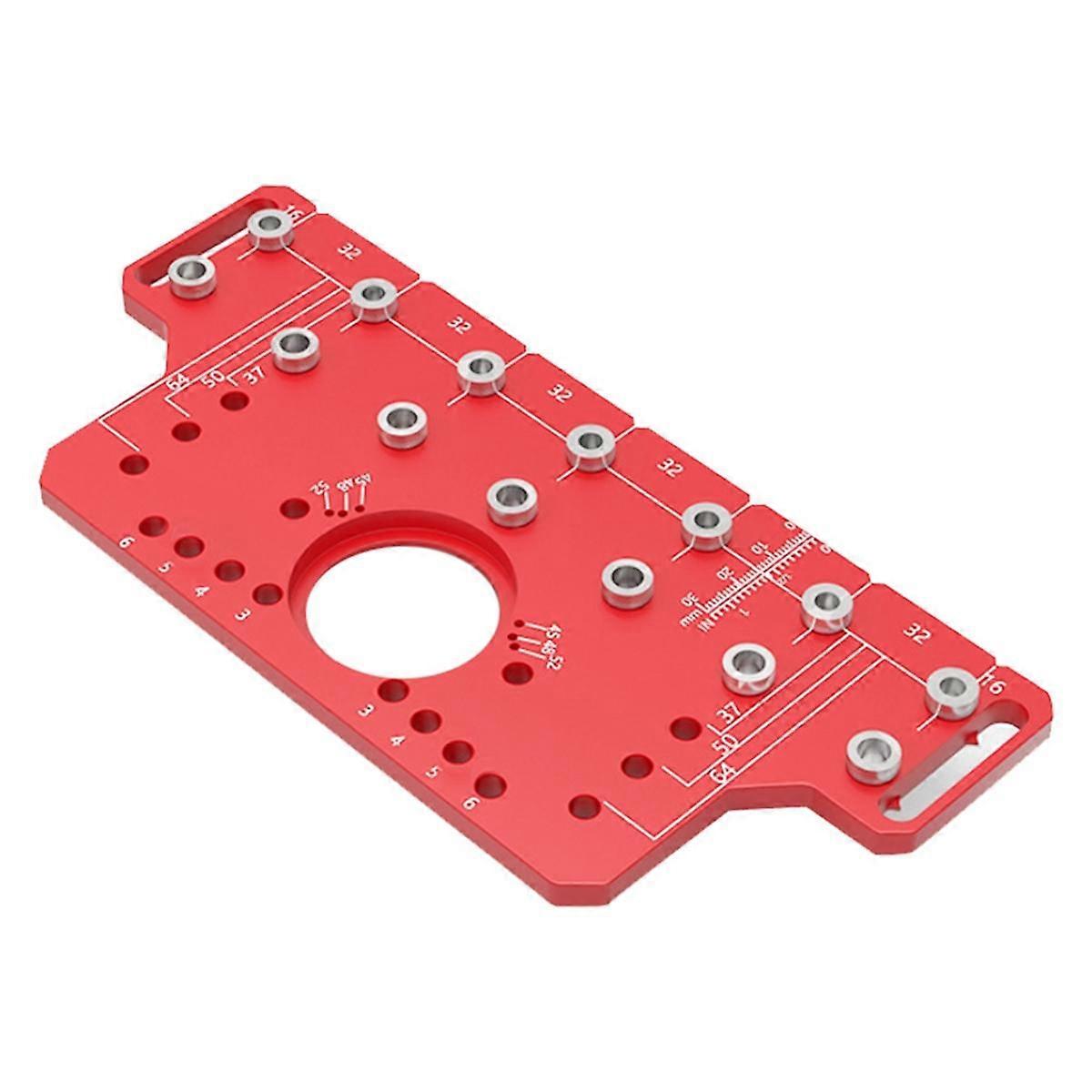 2in1 Door Handle Shelf Pin Drilling Guide Jig Woodworking Hinge Drilling Locator Hinged Cabinet Doo