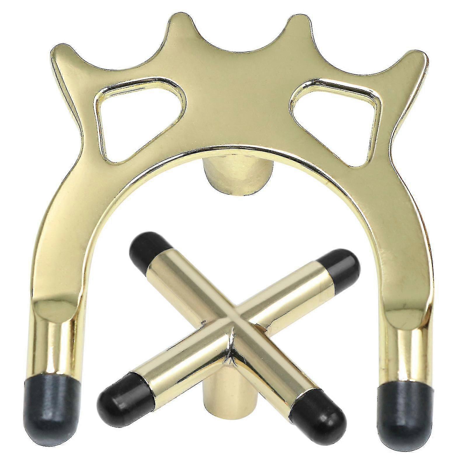 Pool Snooker Cue Cross Spider Rest Set2pcs-or